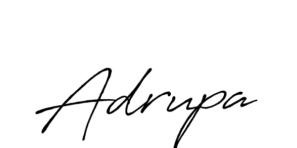 Make a beautiful signature design for name Adrupa. With this signature (Antro_Vectra_Bolder) style, you can create a handwritten signature for free. Adrupa signature style 7 images and pictures png