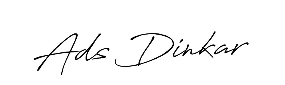 Also we have Ads Dinkar name is the best signature style. Create professional handwritten signature collection using Antro_Vectra_Bolder autograph style. Ads Dinkar signature style 7 images and pictures png