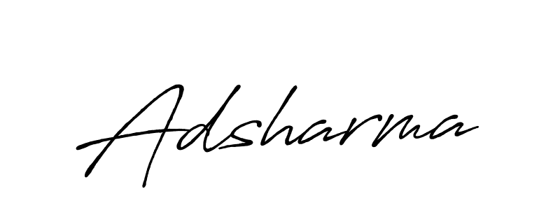 It looks lik you need a new signature style for name Adsharma. Design unique handwritten (Antro_Vectra_Bolder) signature with our free signature maker in just a few clicks. Adsharma signature style 7 images and pictures png