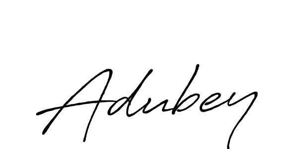 Adubey stylish signature style. Best Handwritten Sign (Antro_Vectra_Bolder) for my name. Handwritten Signature Collection Ideas for my name Adubey. Adubey signature style 7 images and pictures png