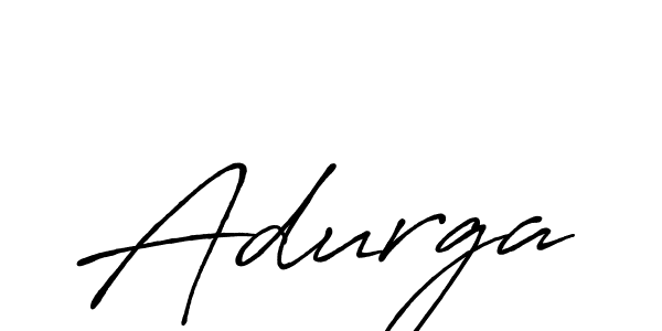 Use a signature maker to create a handwritten signature online. With this signature software, you can design (Antro_Vectra_Bolder) your own signature for name Adurga. Adurga signature style 7 images and pictures png
