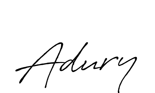 Adury stylish signature style. Best Handwritten Sign (Antro_Vectra_Bolder) for my name. Handwritten Signature Collection Ideas for my name Adury. Adury signature style 7 images and pictures png