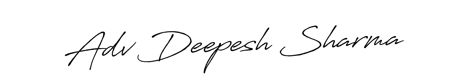 Here are the top 10 professional signature styles for the name Adv Deepesh Sharma. These are the best autograph styles you can use for your name. Adv Deepesh Sharma signature style 7 images and pictures png