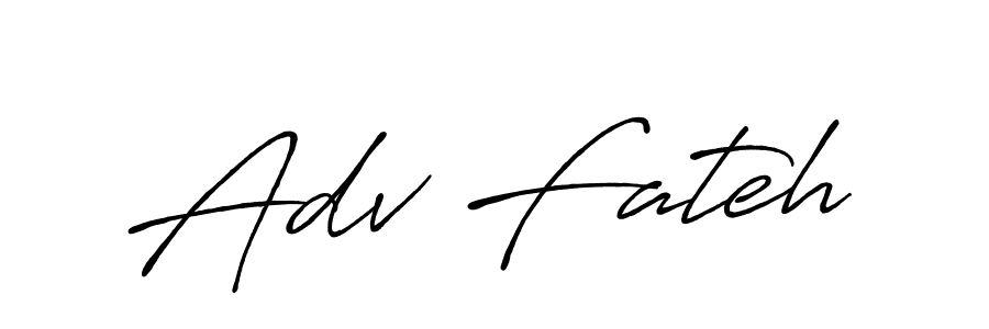 Make a beautiful signature design for name Adv Fateh. With this signature (Antro_Vectra_Bolder) style, you can create a handwritten signature for free. Adv Fateh signature style 7 images and pictures png