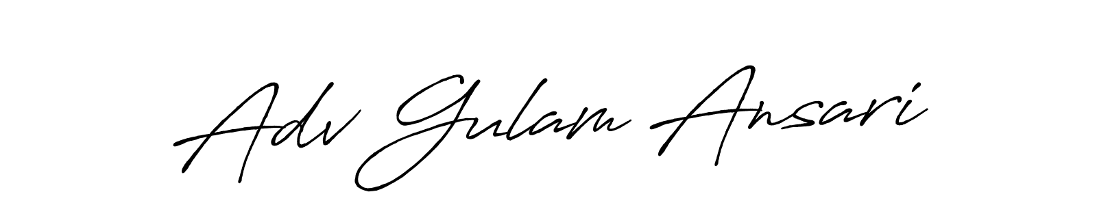 Once you've used our free online signature maker to create your best signature Antro_Vectra_Bolder style, it's time to enjoy all of the benefits that Adv Gulam Ansari name signing documents. Adv Gulam Ansari signature style 7 images and pictures png