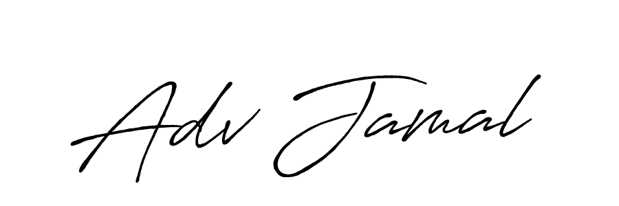 Also You can easily find your signature by using the search form. We will create Adv Jamal name handwritten signature images for you free of cost using Antro_Vectra_Bolder sign style. Adv Jamal signature style 7 images and pictures png