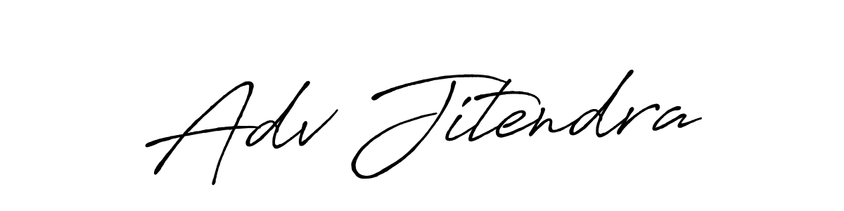Antro_Vectra_Bolder is a professional signature style that is perfect for those who want to add a touch of class to their signature. It is also a great choice for those who want to make their signature more unique. Get Adv Jitendra name to fancy signature for free. Adv Jitendra signature style 7 images and pictures png