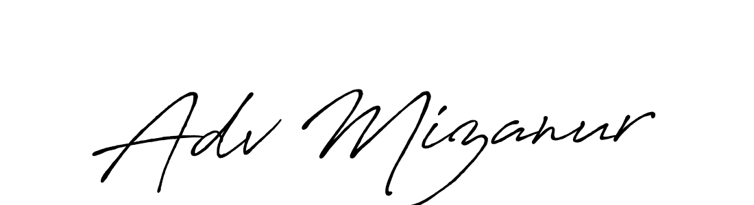 Here are the top 10 professional signature styles for the name Adv Mizanur. These are the best autograph styles you can use for your name. Adv Mizanur signature style 7 images and pictures png