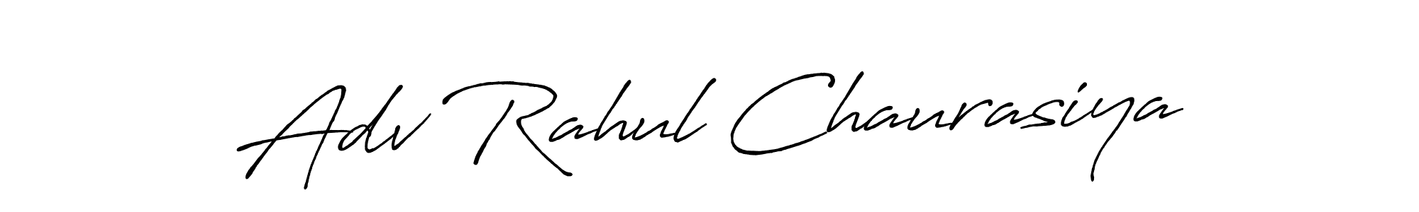Also You can easily find your signature by using the search form. We will create Adv Rahul Chaurasiya name handwritten signature images for you free of cost using Antro_Vectra_Bolder sign style. Adv Rahul Chaurasiya signature style 7 images and pictures png