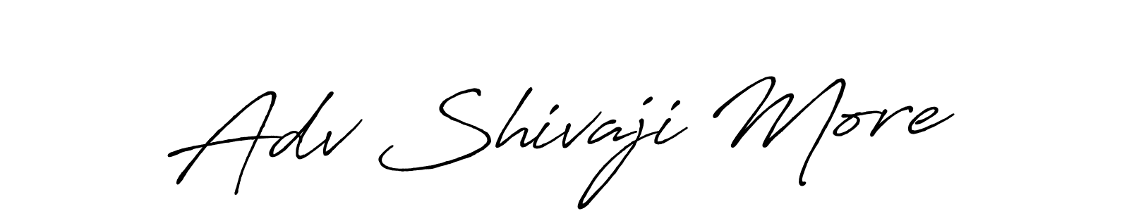 You can use this online signature creator to create a handwritten signature for the name Adv Shivaji More. This is the best online autograph maker. Adv Shivaji More signature style 7 images and pictures png