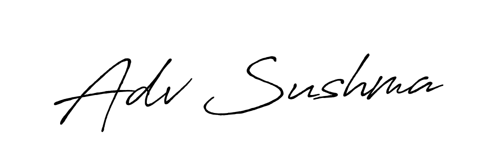 It looks lik you need a new signature style for name Adv Sushma. Design unique handwritten (Antro_Vectra_Bolder) signature with our free signature maker in just a few clicks. Adv Sushma signature style 7 images and pictures png
