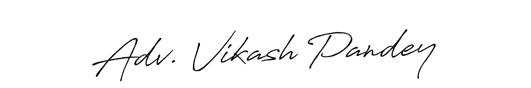 This is the best signature style for the Adv. Vikash Pandey name. Also you like these signature font (Antro_Vectra_Bolder). Mix name signature. Adv. Vikash Pandey signature style 7 images and pictures png