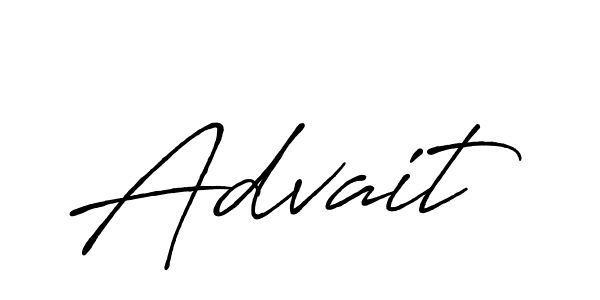 Make a beautiful signature design for name Advait. Use this online signature maker to create a handwritten signature for free. Advait signature style 7 images and pictures png