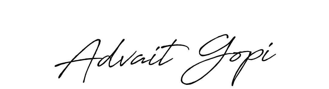 You should practise on your own different ways (Antro_Vectra_Bolder) to write your name (Advait Gopi) in signature. don't let someone else do it for you. Advait Gopi signature style 7 images and pictures png