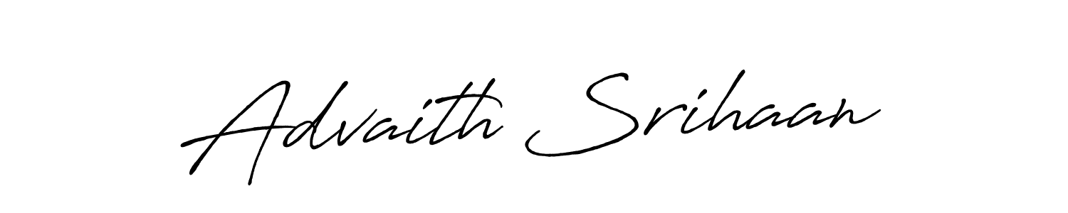 Here are the top 10 professional signature styles for the name Advaith Srihaan. These are the best autograph styles you can use for your name. Advaith Srihaan signature style 7 images and pictures png