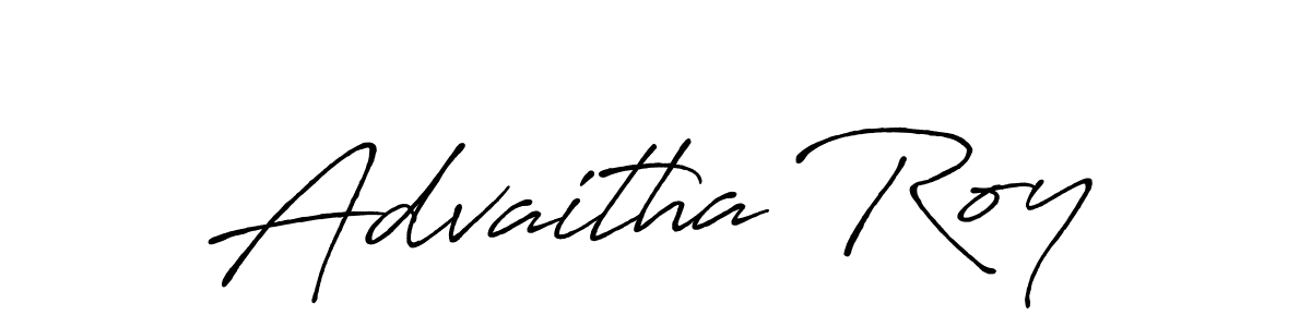 Once you've used our free online signature maker to create your best signature Antro_Vectra_Bolder style, it's time to enjoy all of the benefits that Advaitha Roy name signing documents. Advaitha Roy signature style 7 images and pictures png