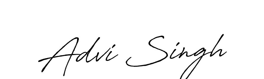 You should practise on your own different ways (Antro_Vectra_Bolder) to write your name (Advi Singh) in signature. don't let someone else do it for you. Advi Singh signature style 7 images and pictures png