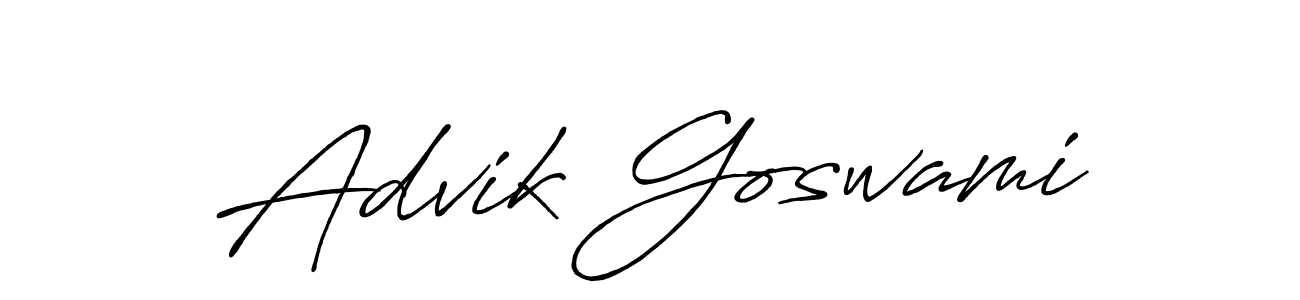 This is the best signature style for the Advik Goswami name. Also you like these signature font (Antro_Vectra_Bolder). Mix name signature. Advik Goswami signature style 7 images and pictures png
