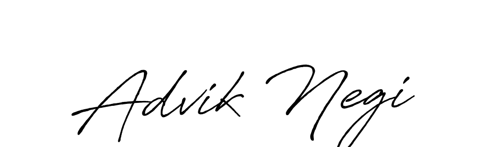 Once you've used our free online signature maker to create your best signature Antro_Vectra_Bolder style, it's time to enjoy all of the benefits that Advik Negi name signing documents. Advik Negi signature style 7 images and pictures png