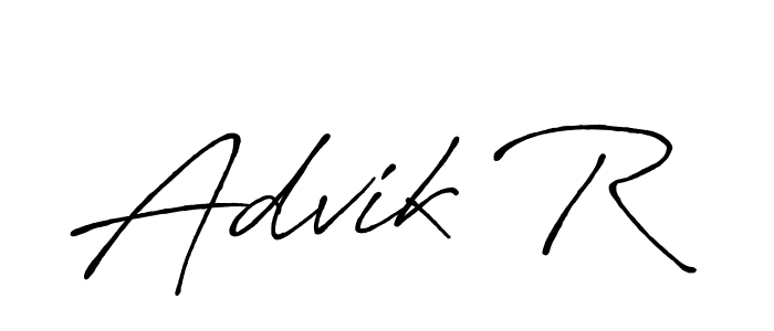 Antro_Vectra_Bolder is a professional signature style that is perfect for those who want to add a touch of class to their signature. It is also a great choice for those who want to make their signature more unique. Get Advik R name to fancy signature for free. Advik R signature style 7 images and pictures png