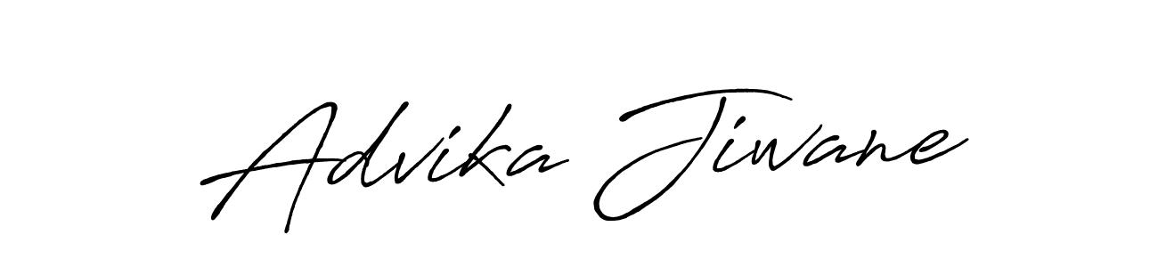 Advika Jiwane stylish signature style. Best Handwritten Sign (Antro_Vectra_Bolder) for my name. Handwritten Signature Collection Ideas for my name Advika Jiwane. Advika Jiwane signature style 7 images and pictures png