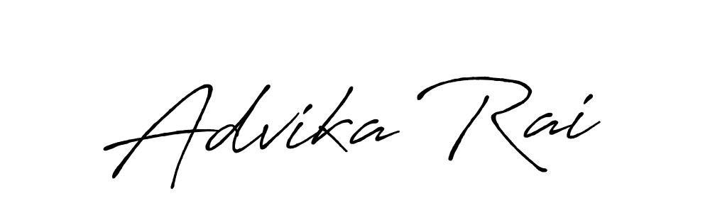 Also You can easily find your signature by using the search form. We will create Advika Rai name handwritten signature images for you free of cost using Antro_Vectra_Bolder sign style. Advika Rai signature style 7 images and pictures png