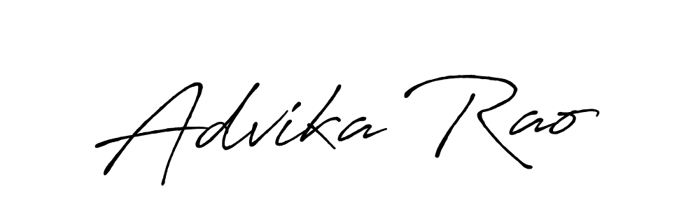 Also You can easily find your signature by using the search form. We will create Advika Rao name handwritten signature images for you free of cost using Antro_Vectra_Bolder sign style. Advika Rao signature style 7 images and pictures png