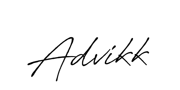 The best way (Antro_Vectra_Bolder) to make a short signature is to pick only two or three words in your name. The name Advikk include a total of six letters. For converting this name. Advikk signature style 7 images and pictures png