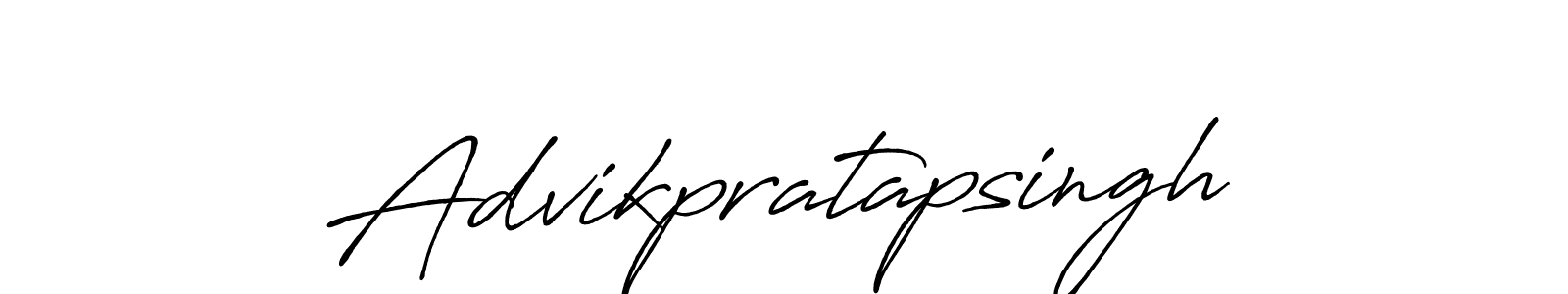 Also we have Advikpratapsingh name is the best signature style. Create professional handwritten signature collection using Antro_Vectra_Bolder autograph style. Advikpratapsingh signature style 7 images and pictures png