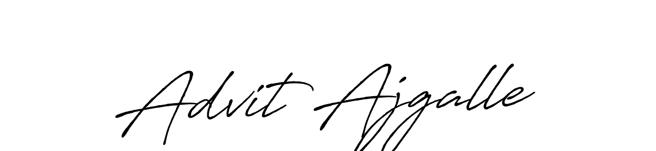 This is the best signature style for the Advit Ajgalle name. Also you like these signature font (Antro_Vectra_Bolder). Mix name signature. Advit Ajgalle signature style 7 images and pictures png