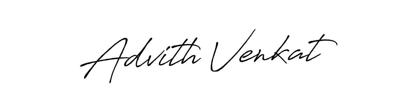 Make a beautiful signature design for name Advith Venkat. Use this online signature maker to create a handwritten signature for free. Advith Venkat signature style 7 images and pictures png