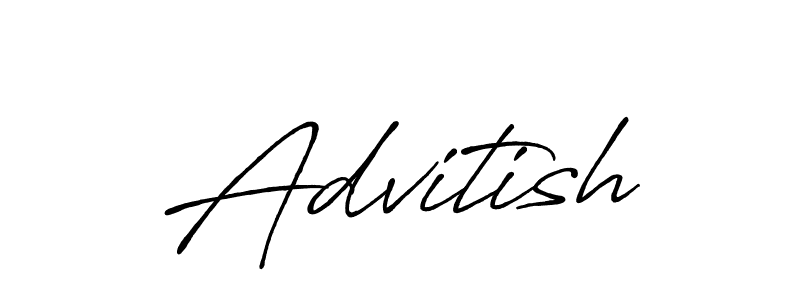 Antro_Vectra_Bolder is a professional signature style that is perfect for those who want to add a touch of class to their signature. It is also a great choice for those who want to make their signature more unique. Get Advitish name to fancy signature for free. Advitish signature style 7 images and pictures png