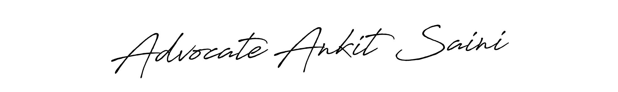 Make a beautiful signature design for name Advocate Ankit Saini. Use this online signature maker to create a handwritten signature for free. Advocate Ankit Saini signature style 7 images and pictures png