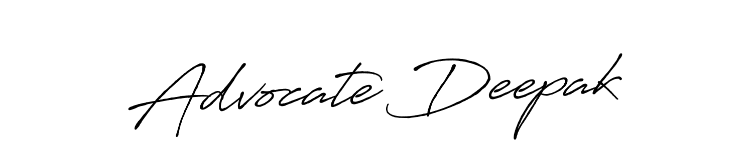 Once you've used our free online signature maker to create your best signature Antro_Vectra_Bolder style, it's time to enjoy all of the benefits that Advocate Deepak name signing documents. Advocate Deepak signature style 7 images and pictures png