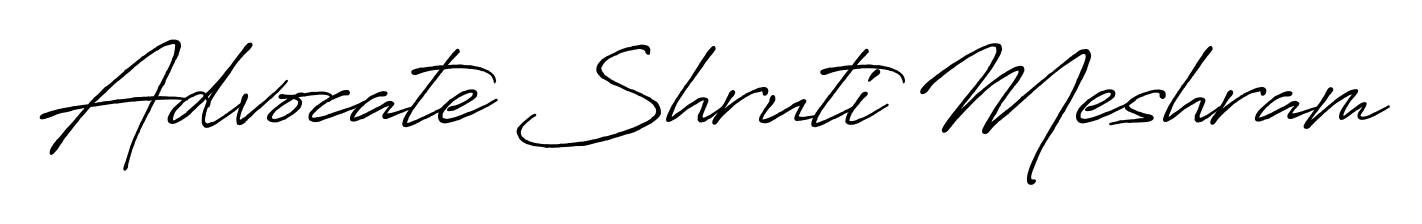 Create a personalized artistic stamp with Advocate Shruti Meshram in Antro_Vectra_Bolder font. Perfect for visual artists, designers, and influencers. Advocate Shruti Meshram signature style 7 images and pictures png