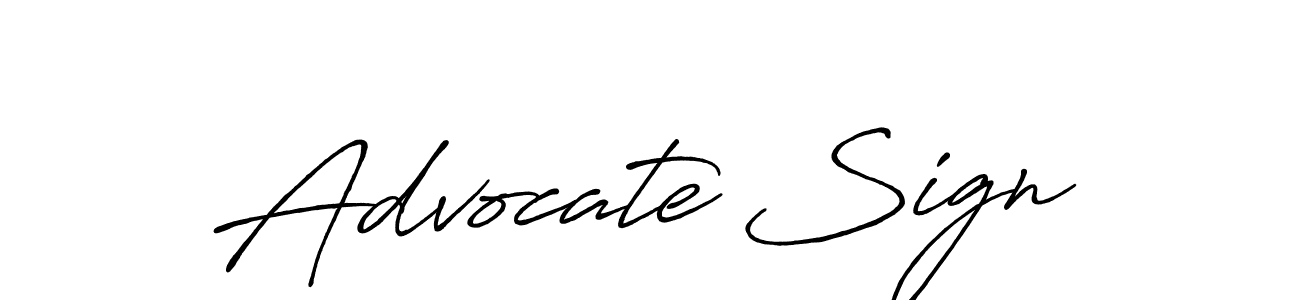 Create a beautiful signature design for name Advocate Sign. With this signature (Antro_Vectra_Bolder) fonts, you can make a handwritten signature for free. Advocate Sign signature style 7 images and pictures png