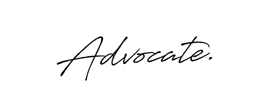 The best way (Antro_Vectra_Bolder) to make a short signature is to pick only two or three words in your name. The name Advocate. include a total of six letters. For converting this name. Advocate. signature style 7 images and pictures png