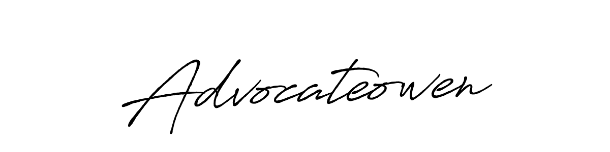 It looks lik you need a new signature style for name Advocateowen. Design unique handwritten (Antro_Vectra_Bolder) signature with our free signature maker in just a few clicks. Advocateowen signature style 7 images and pictures png