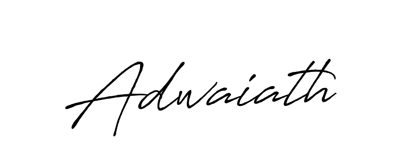 Adwaiath stylish signature style. Best Handwritten Sign (Antro_Vectra_Bolder) for my name. Handwritten Signature Collection Ideas for my name Adwaiath. Adwaiath signature style 7 images and pictures png