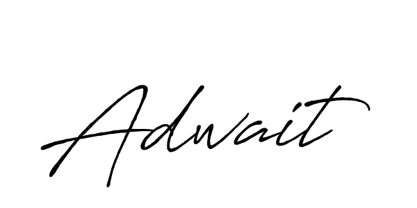 It looks lik you need a new signature style for name Adwait. Design unique handwritten (Antro_Vectra_Bolder) signature with our free signature maker in just a few clicks. Adwait signature style 7 images and pictures png