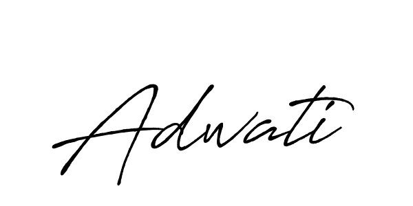 Also we have Adwati name is the best signature style. Create professional handwritten signature collection using Antro_Vectra_Bolder autograph style. Adwati signature style 7 images and pictures png