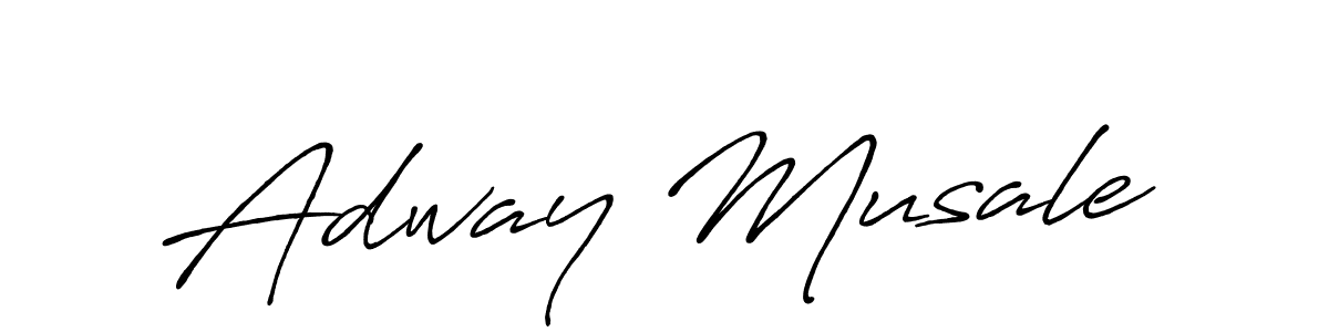 It looks lik you need a new signature style for name Adway Musale. Design unique handwritten (Antro_Vectra_Bolder) signature with our free signature maker in just a few clicks. Adway Musale signature style 7 images and pictures png
