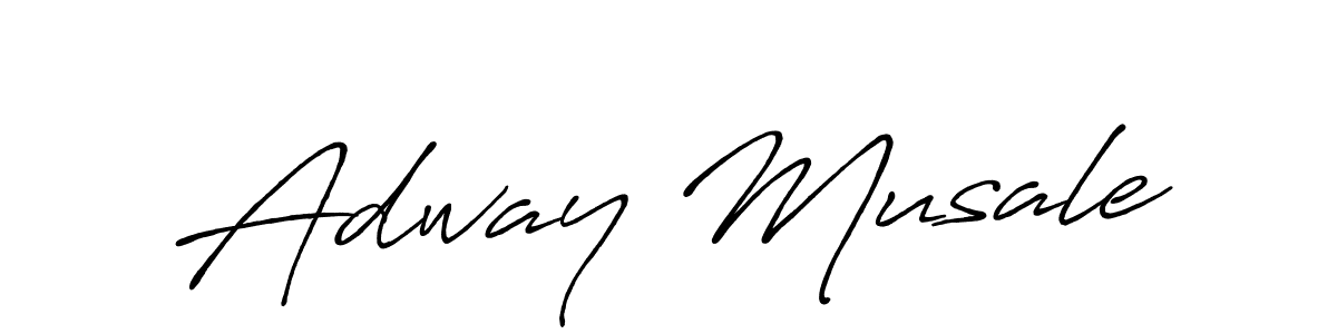 It looks lik you need a new signature style for name Adway Musale. Design unique handwritten (Antro_Vectra_Bolder) signature with our free signature maker in just a few clicks. Adway Musale signature style 7 images and pictures png