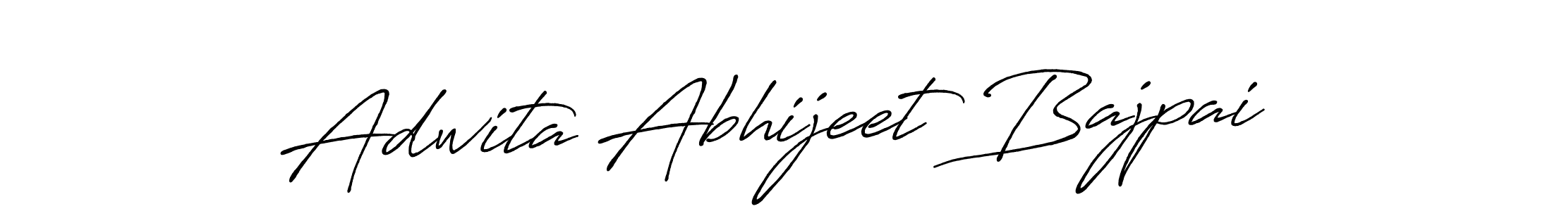 This is the best signature style for the Adwita Abhijeet Bajpai name. Also you like these signature font (Antro_Vectra_Bolder). Mix name signature. Adwita Abhijeet Bajpai signature style 7 images and pictures png