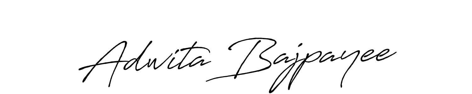 if you are searching for the best signature style for your name Adwita Bajpayee. so please give up your signature search. here we have designed multiple signature styles  using Antro_Vectra_Bolder. Adwita Bajpayee signature style 7 images and pictures png