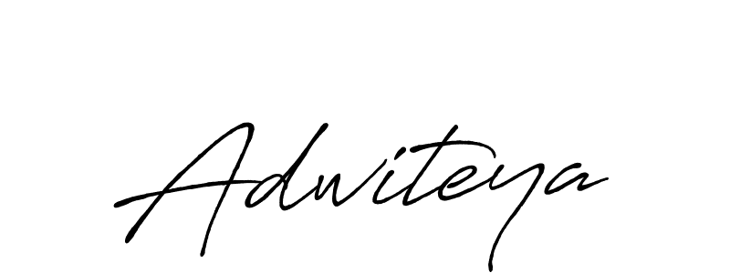 How to make Adwiteya name signature. Use Antro_Vectra_Bolder style for creating short signs online. This is the latest handwritten sign. Adwiteya signature style 7 images and pictures png