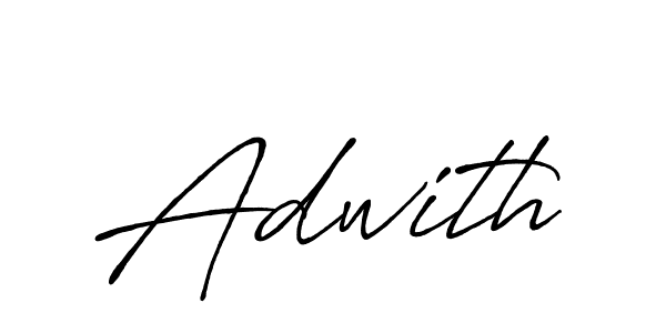 Similarly Antro_Vectra_Bolder is the best handwritten signature design. Signature creator online .You can use it as an online autograph creator for name Adwith. Adwith signature style 7 images and pictures png