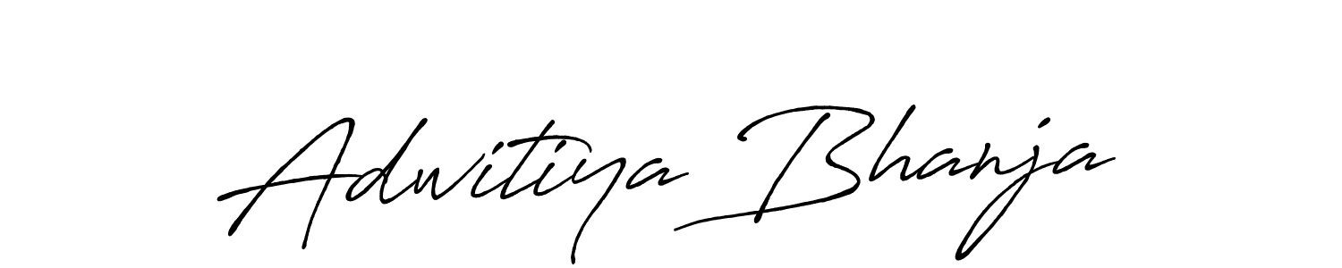 Create a beautiful signature design for name Adwitiya Bhanja. With this signature (Antro_Vectra_Bolder) fonts, you can make a handwritten signature for free. Adwitiya Bhanja signature style 7 images and pictures png