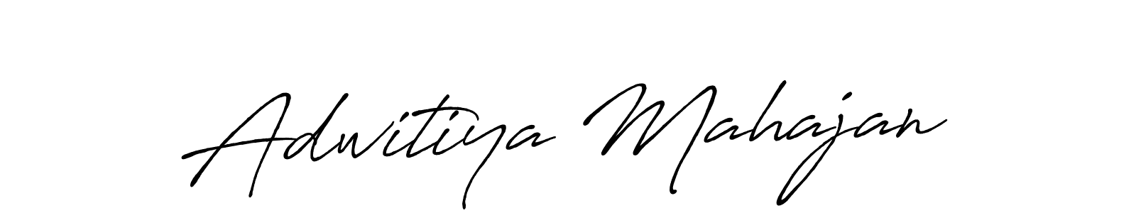 Also we have Adwitiya Mahajan name is the best signature style. Create professional handwritten signature collection using Antro_Vectra_Bolder autograph style. Adwitiya Mahajan signature style 7 images and pictures png