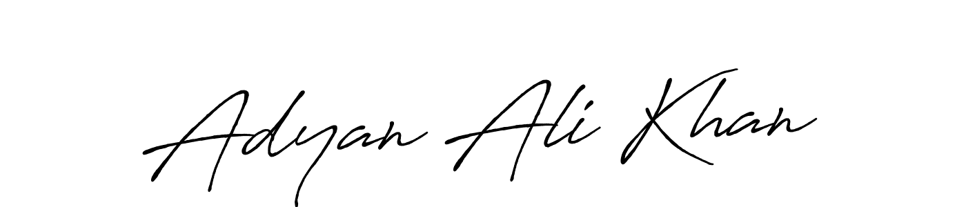 Make a beautiful signature design for name Adyan Ali Khan. Use this online signature maker to create a handwritten signature for free. Adyan Ali Khan signature style 7 images and pictures png